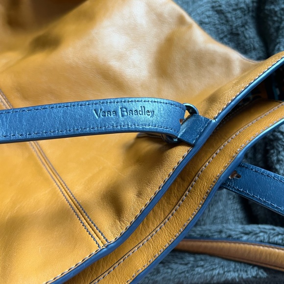 Vera Bradley Leather Tote - Picture 4 of 5